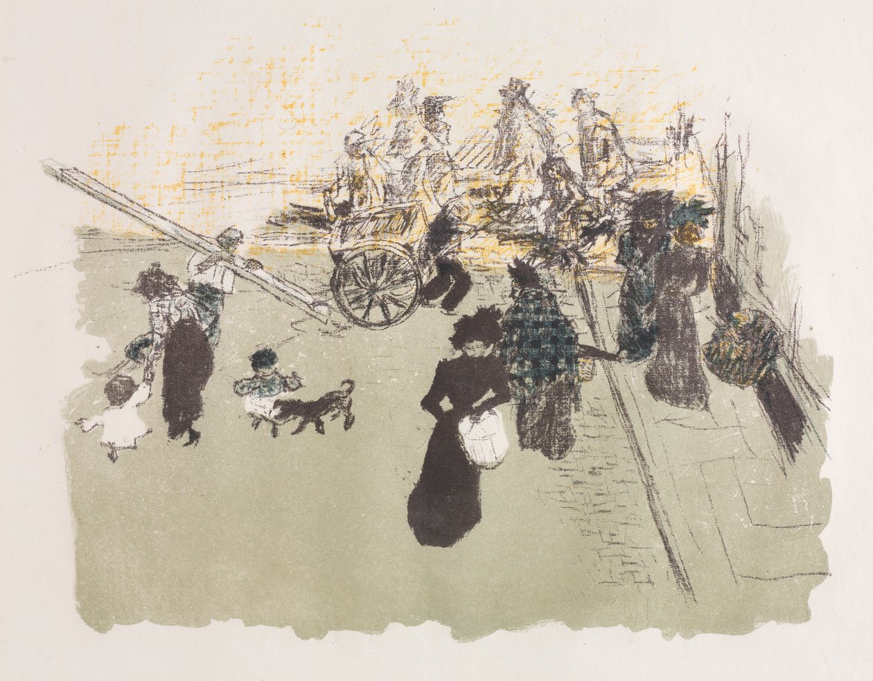 Street Corner tekijältä Pierre Bonnard