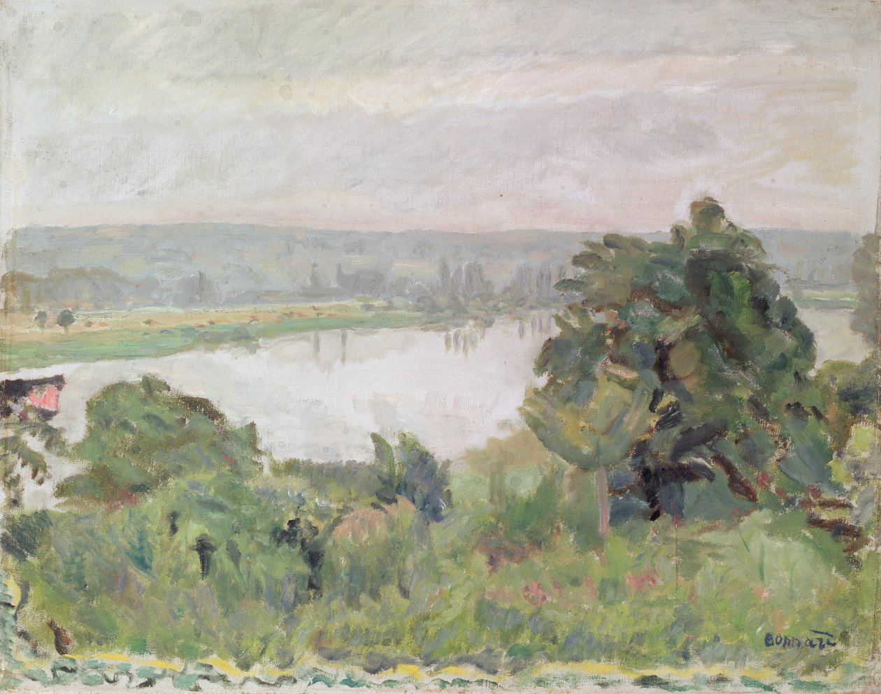 Seine lähellä Vernonia, 1911 tekijältä Pierre Bonnard