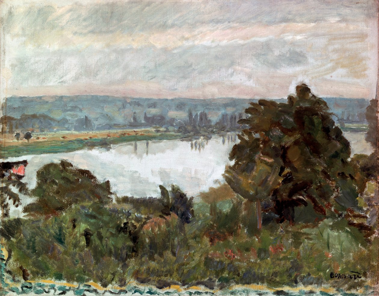 Seine lähellä Vernonia, vuodelta 1911. tekijältä Pierre Bonnard