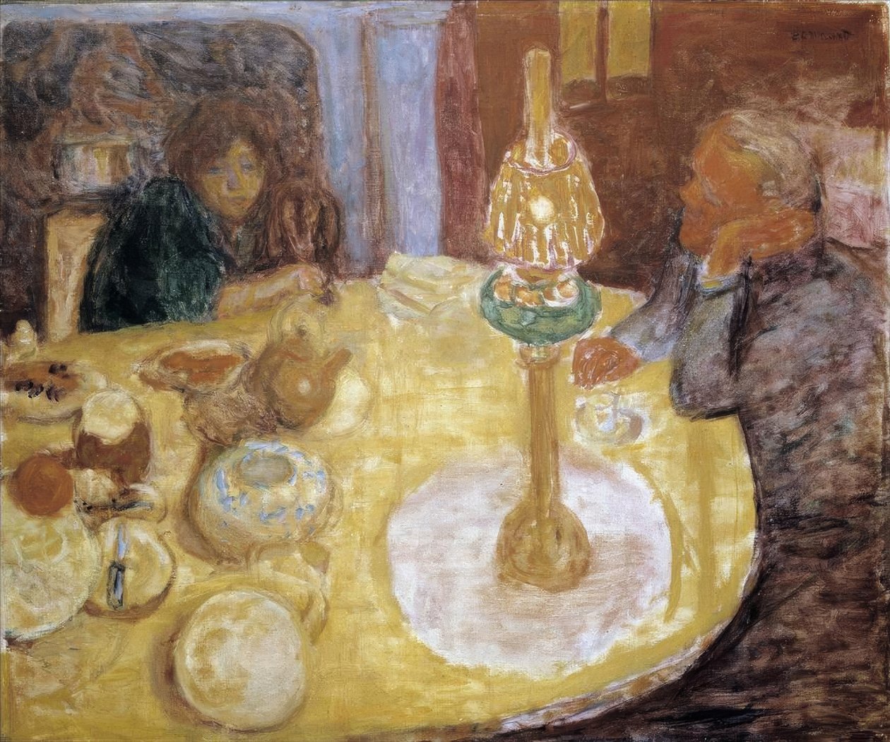 VELADA BAJO LA LAMPRA tekijältä Pierre Bonnard