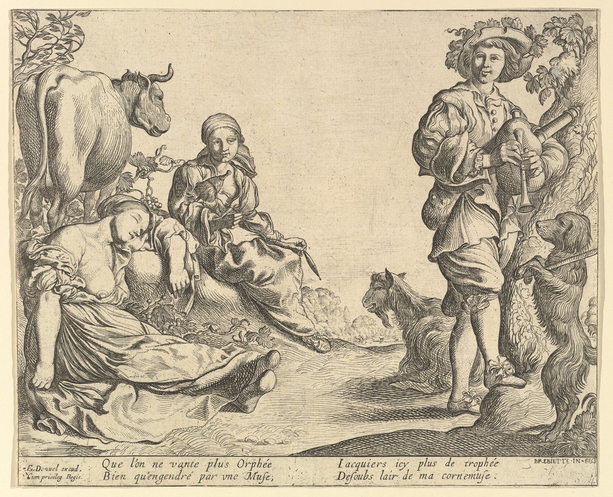 Säkkipillisoitin, 1610-50. tekijältä Pierre Brebiette