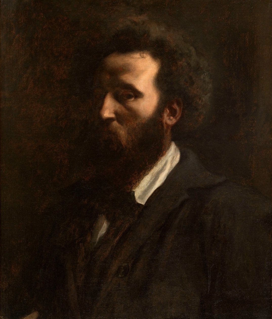 Omakuva, 1857. tekijältä Pierre Cécil Puvis de Chavannes