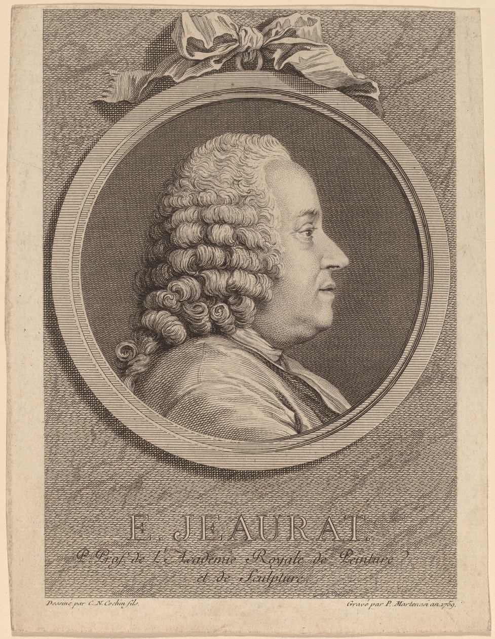 Edme-Sebastien Jeaurat tekijältä Pierre Francois Martenasie after Charles Nicolas Cochin II