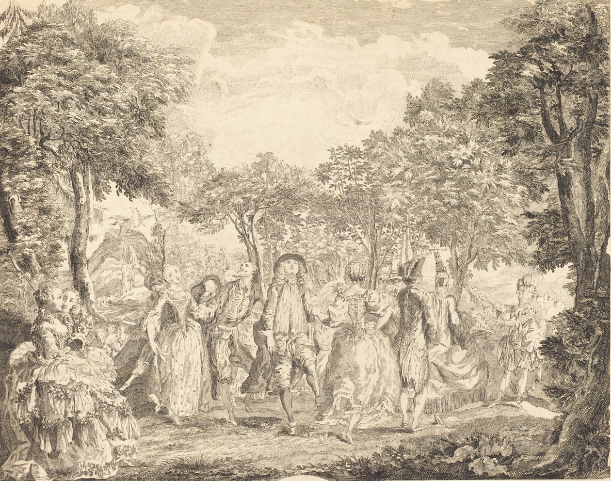Baletti oopperassa, 1761. tekijältä Pierre François Basan