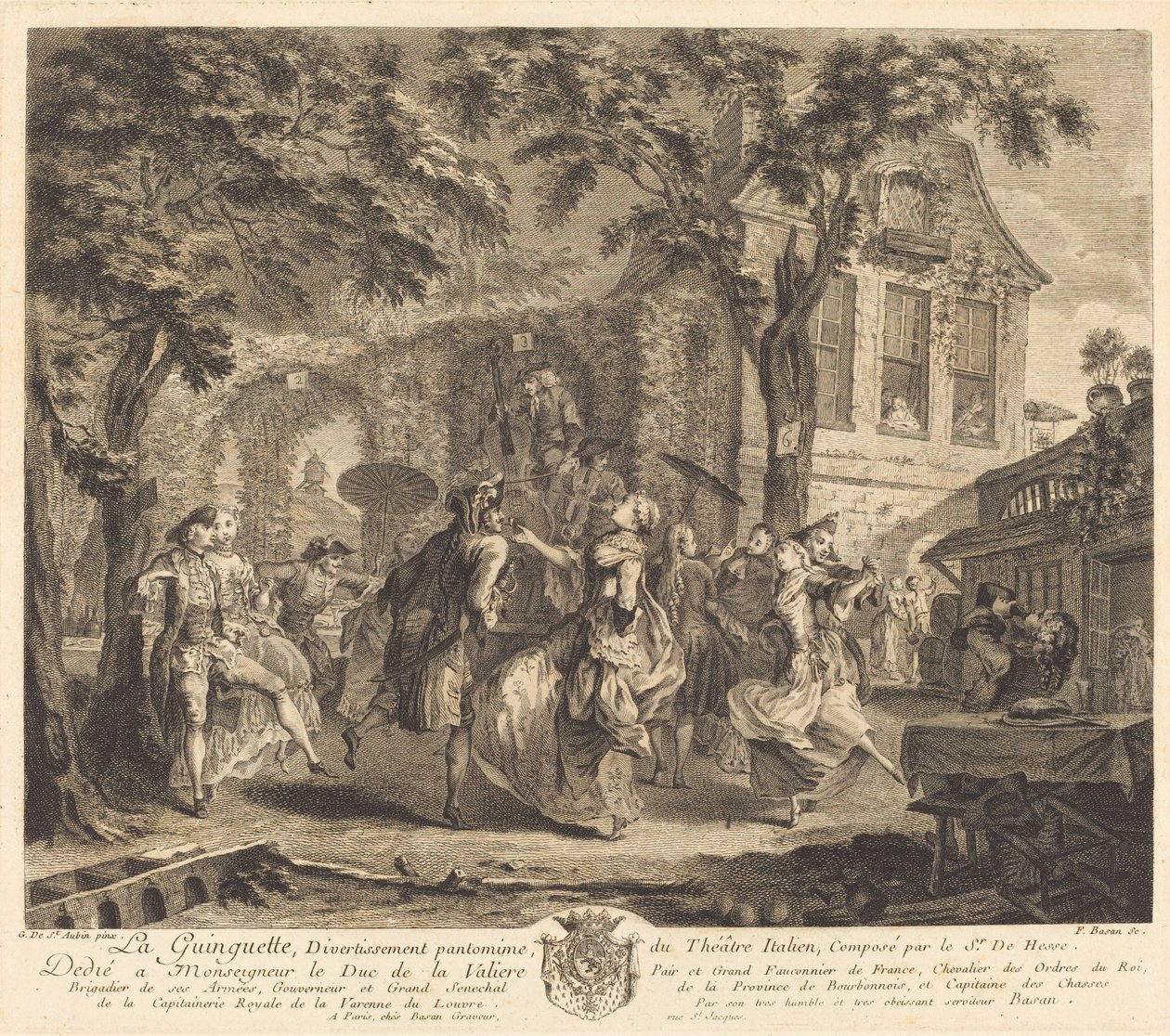 Taverna, 17611762. tekijältä Pierre François Basan