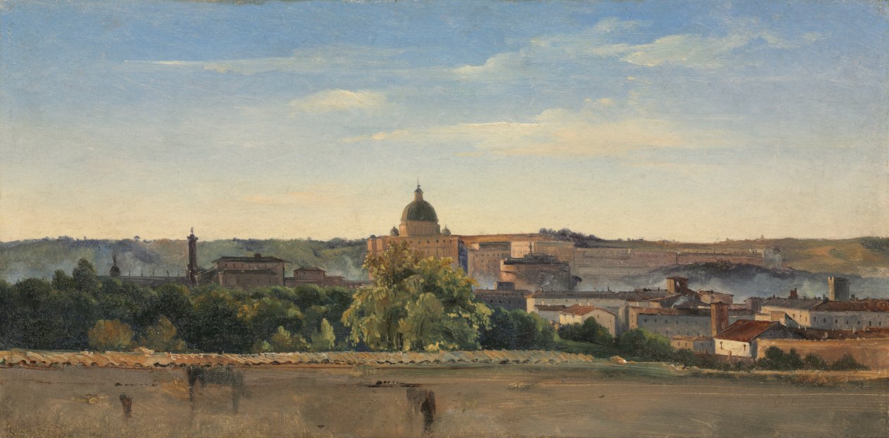 Näkymä Roomaan, n. 1782-1784. tekijältä Pierre Henri de Valenciennes