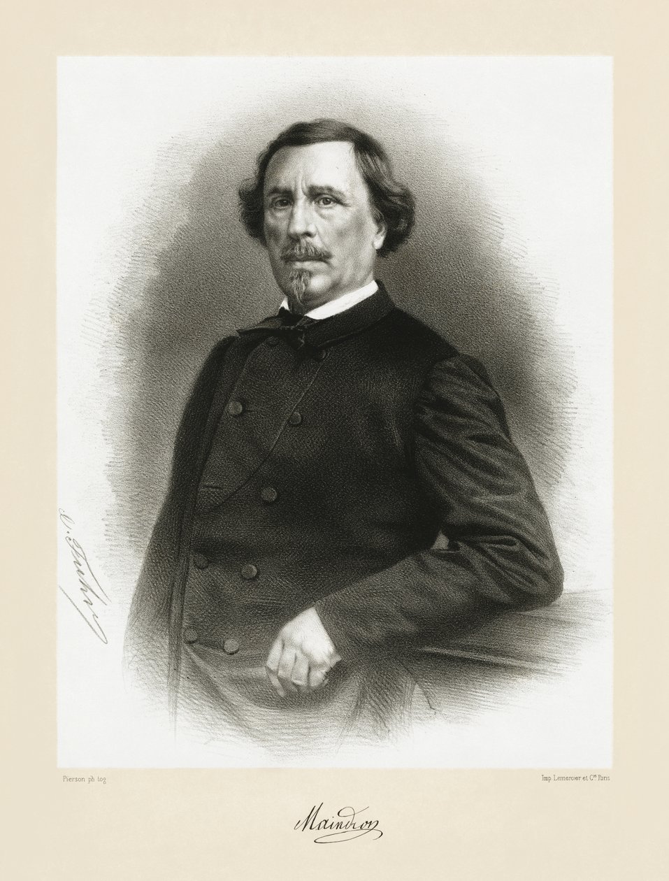 Hippolyte Maindron, 1865-66 tekijältä Pierre Louis Pierson