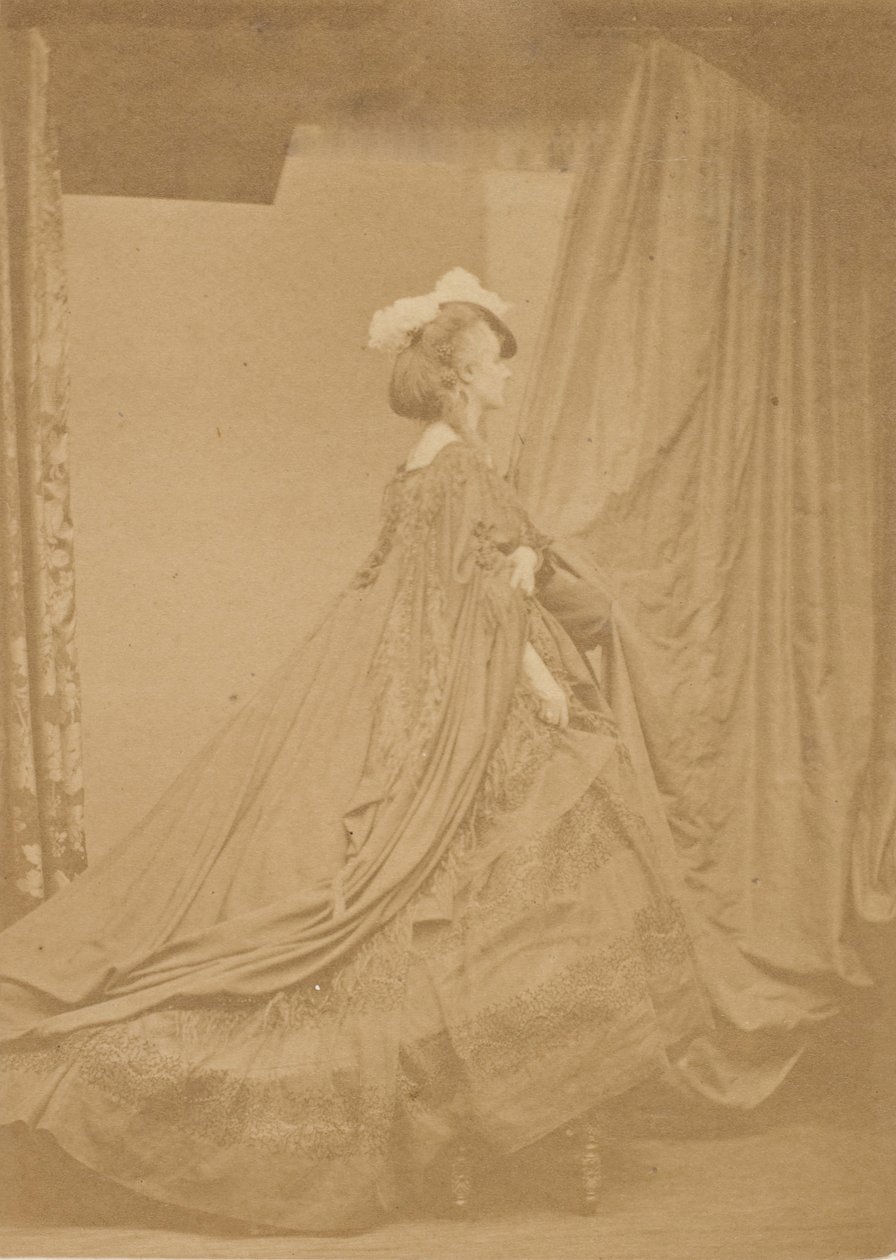 Toinen höyhenhattu, 1860-luku. tekijältä Pierre Louis Pierson