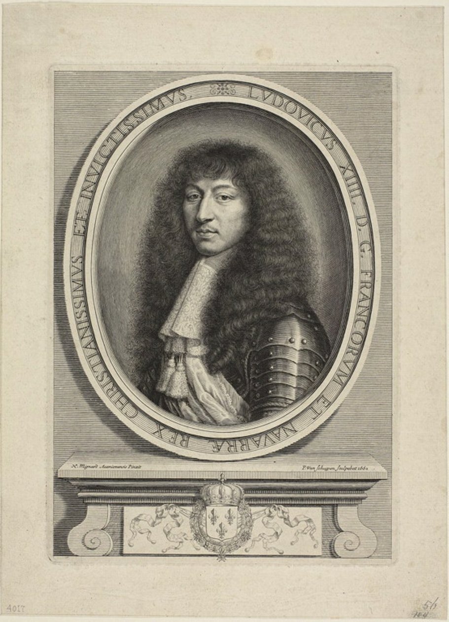 Ludvig XIV tekijältä Pierre Louis van Schuppen