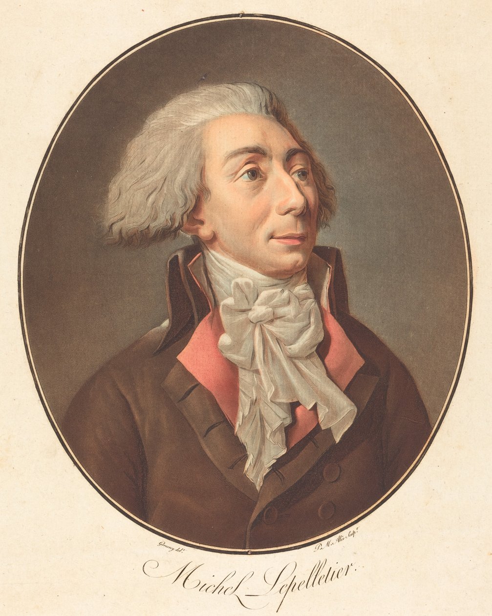 Michel Lepelletier tekijältä Pierre Michel Alix after Jean François Garnerey