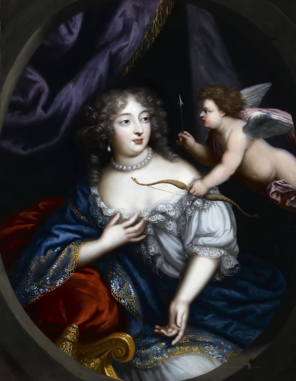 Françoise-Athénaïs de Rochechouart, Marquise de Montespan 1640-1707 tekijältä Pierre Mignard