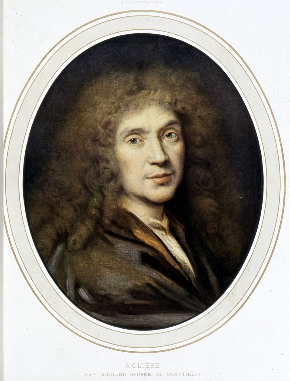 Molière by Mignard - Chantilly Museum tekijältä Pierre Mignard