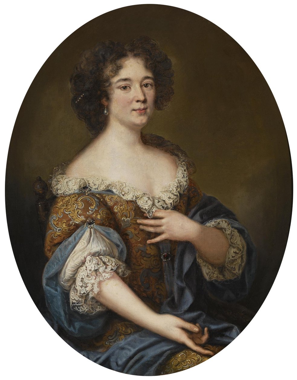Marie Mancinin muotokuva 1639-1715 tekijältä Pierre Mignard