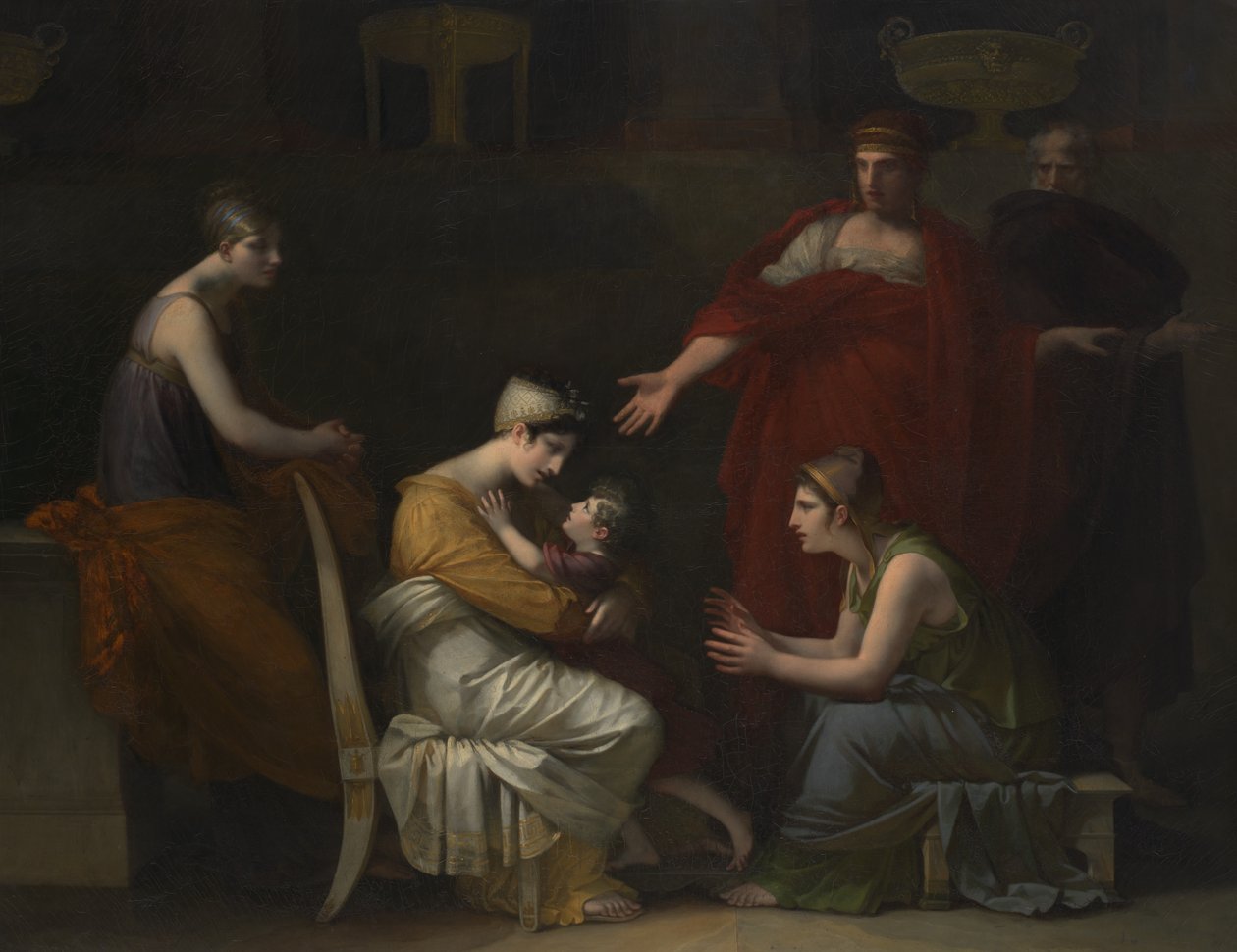 Andromache ja Astyanax, 1813-17, 1823-24. tekijältä Pierre Paul Prud