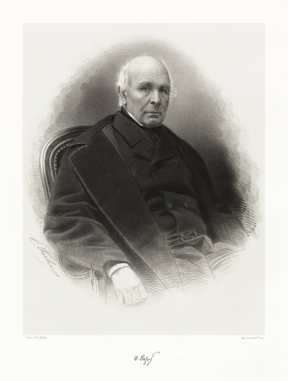 Hippolyte Passy, 1865-66 tekijältä Pierre Petit