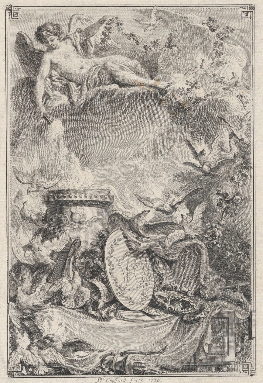 Avioliiton juhlaraha, 1780. tekijältä Pierre Philippe Choffard