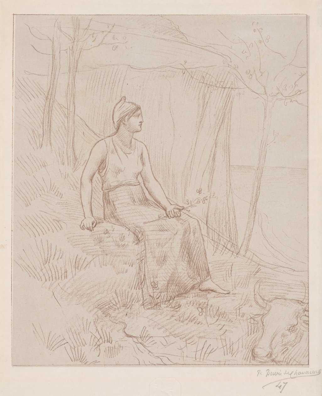 Normandia. tekijältä Pierre Puvis de Chavannes