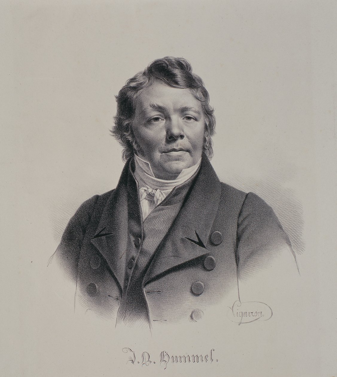 Johann Nepomuk Hummel (1778-1837) tekijältä Pierre Roch Vigneron