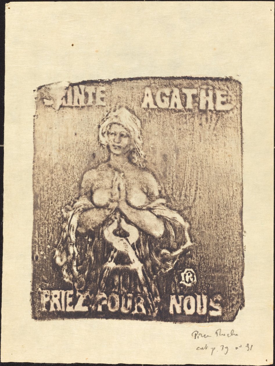 Sant Agathe (Saint Agatha) tekijältä Pierre Roche