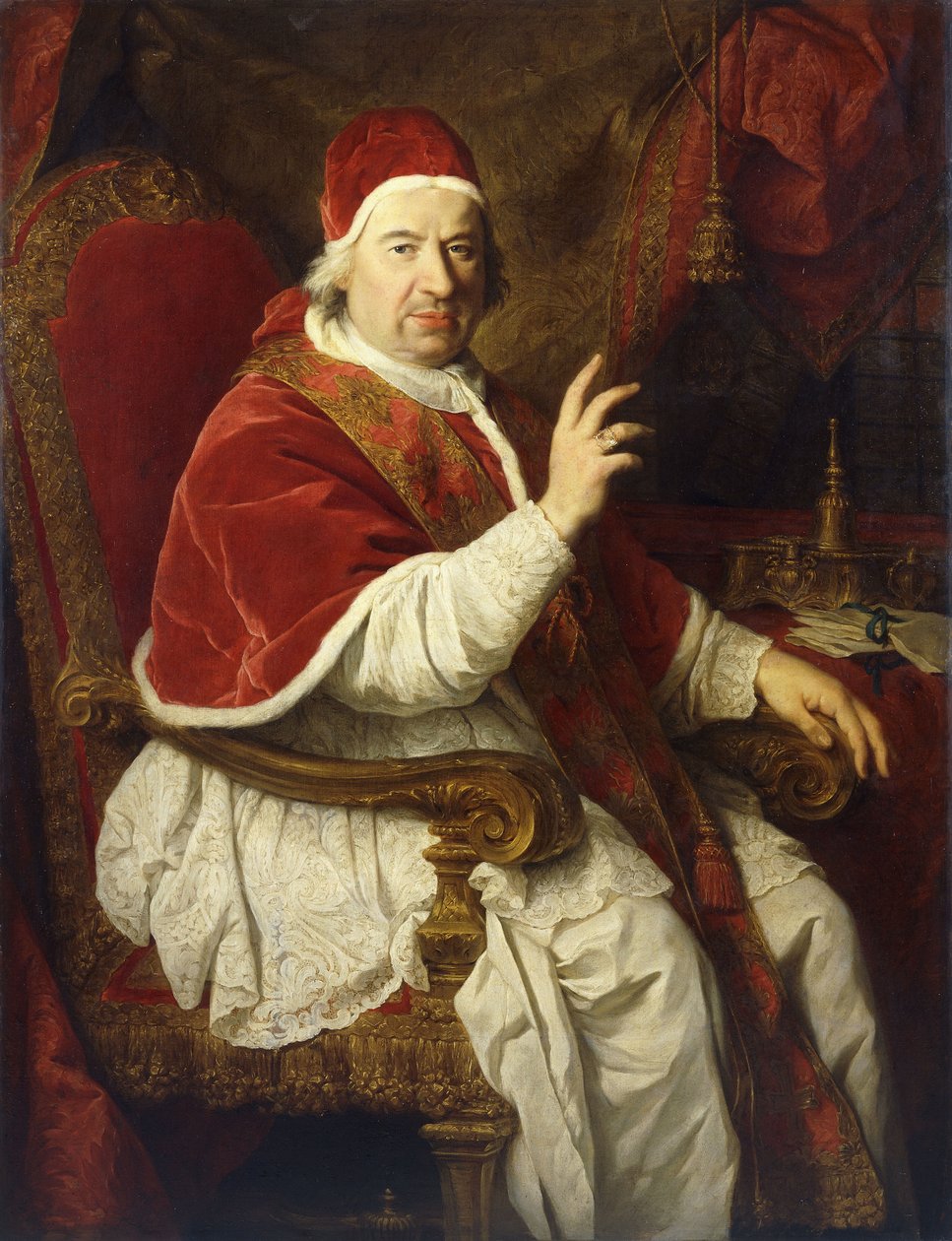 Paavi Benedictus XIV:n muotokuva tekijältä Pierre Subleyras