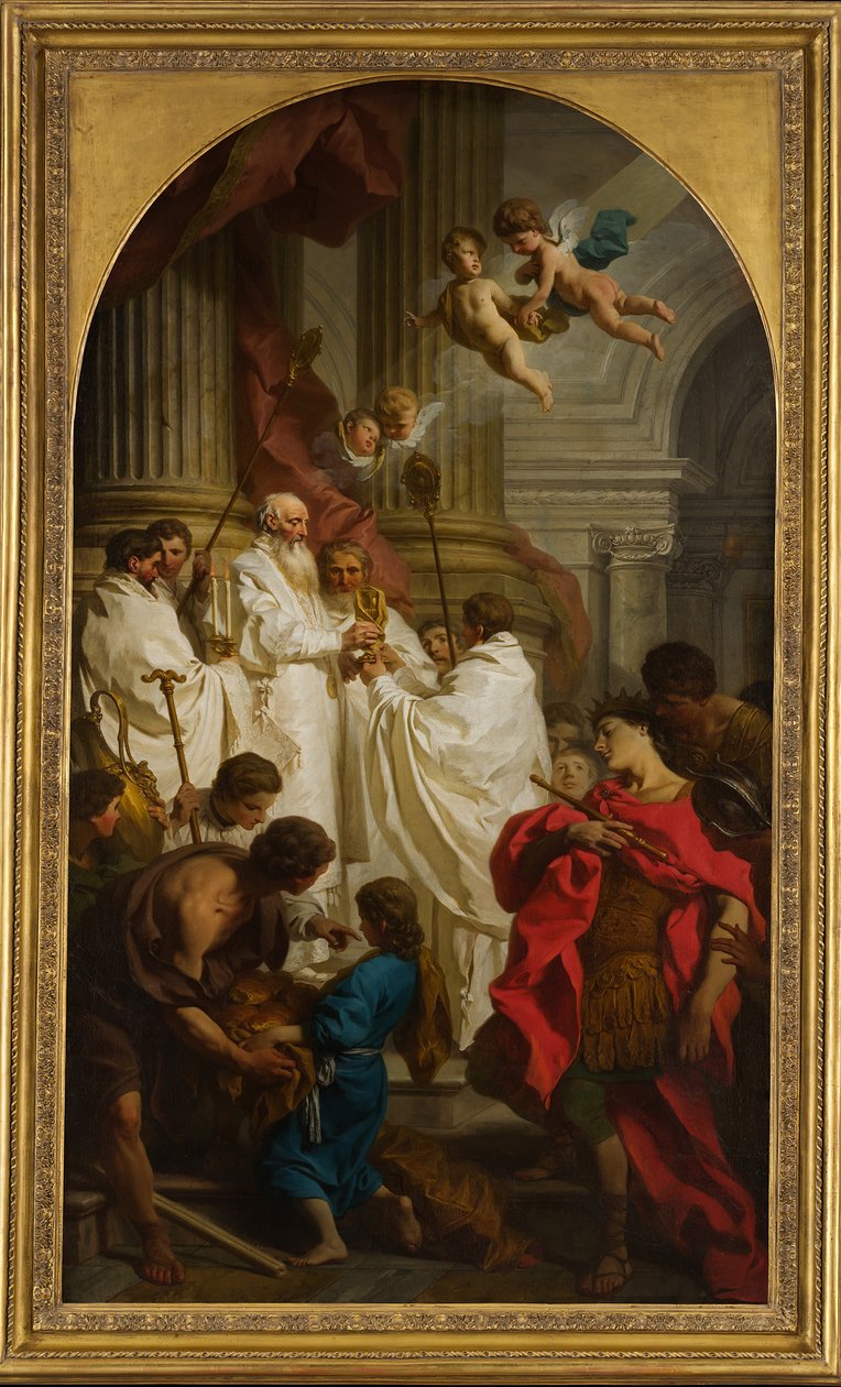 Pyhän Vasilin messu 1746. tekijältä Pierre Subleyras