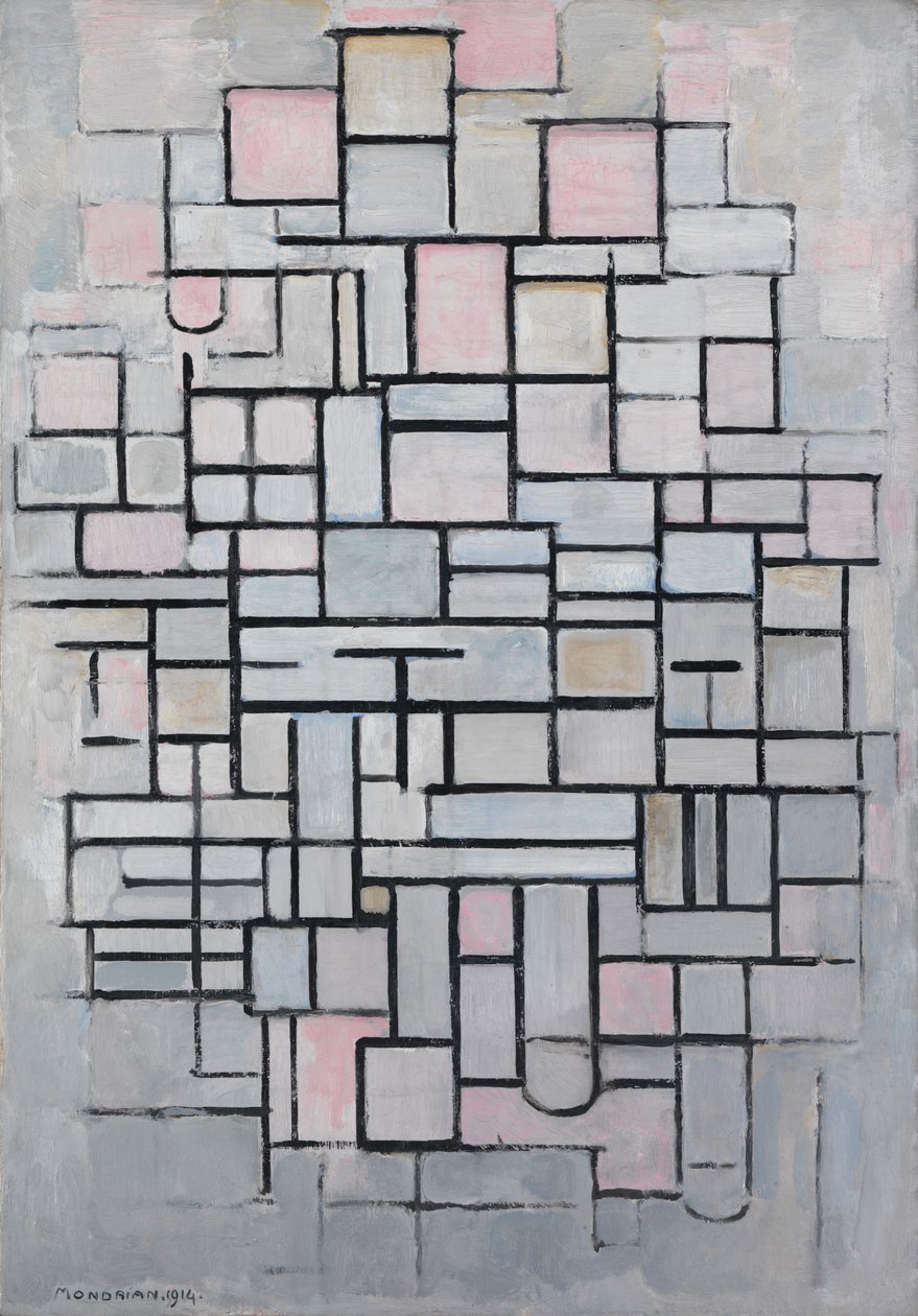 Koostumus nro IV tekijältä Piet Mondrian