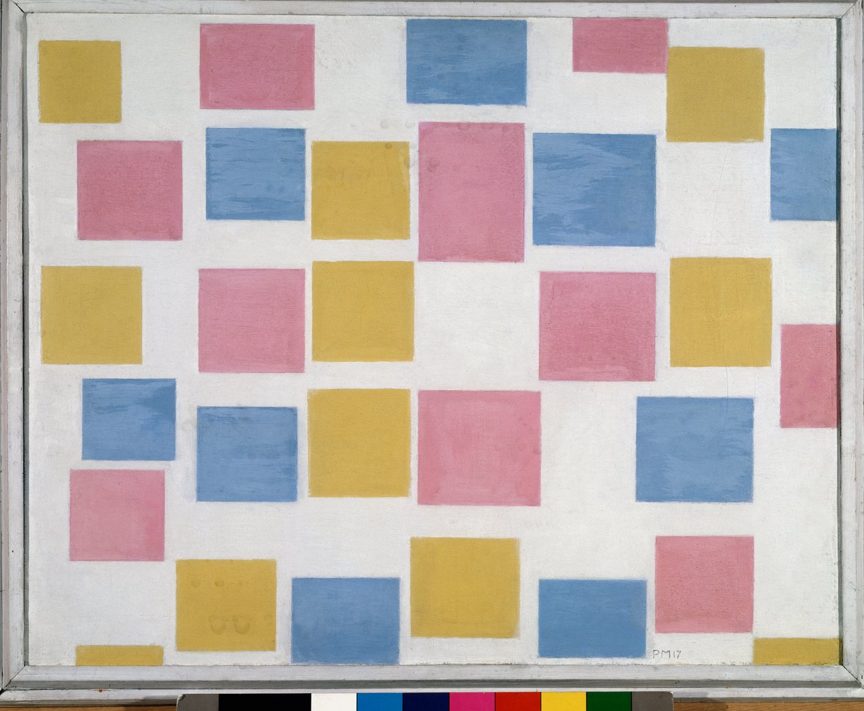 Bysanttilainen fresko 1400-luvun Jeesuksen Kristuksen elämän jaksoista tekijältä Piet Mondrian