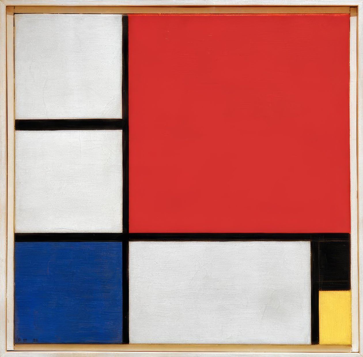 Koostumus II tekijältä Piet Mondrian