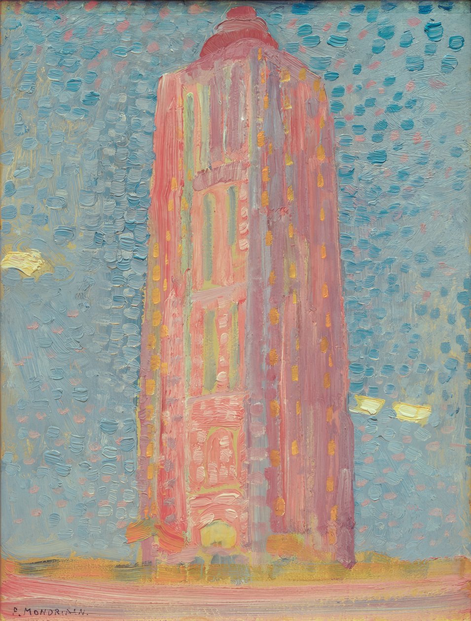 Majakka lähellä Westkapelle tekijältä Piet Mondrian