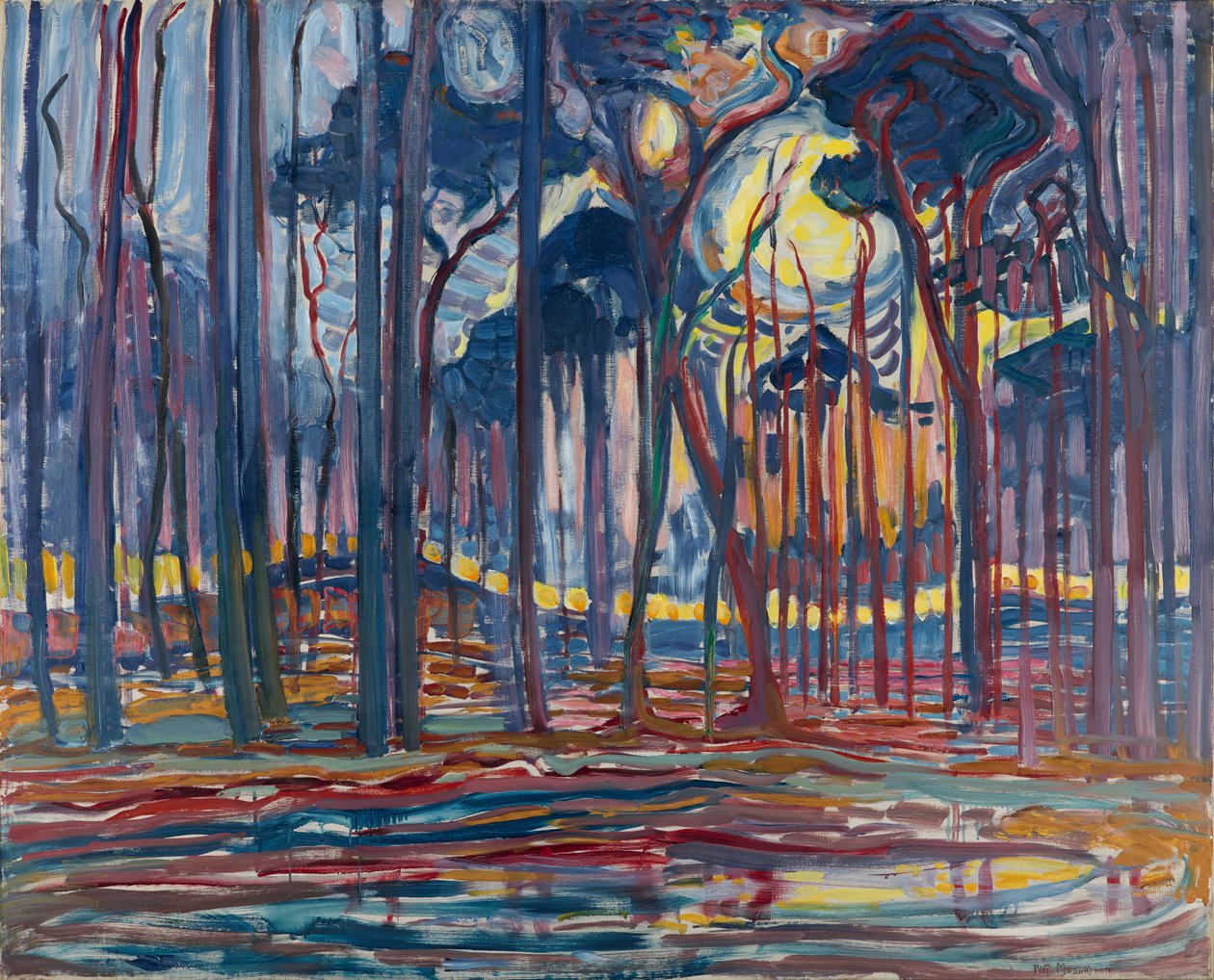 Huonekalut ja erilaiset esineet 1100- ja 1300-luvuilta tekijältä Piet Mondrian