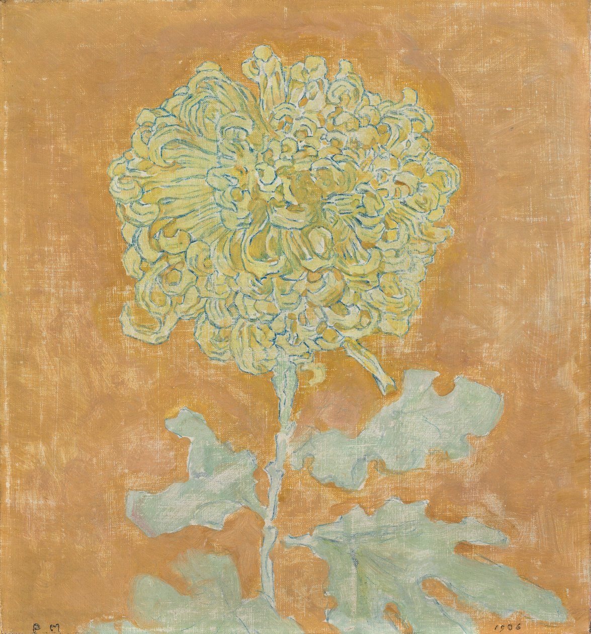 Krysanteemi, 1906-1942 tekijältä Piet Mondrian
