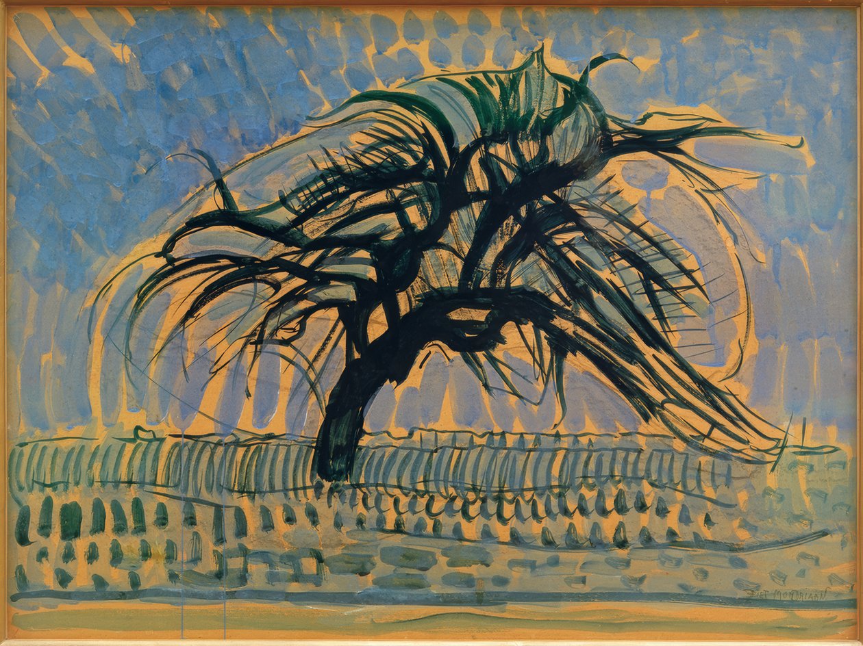 Der blaue Baum tekijältä Piet Mondrian