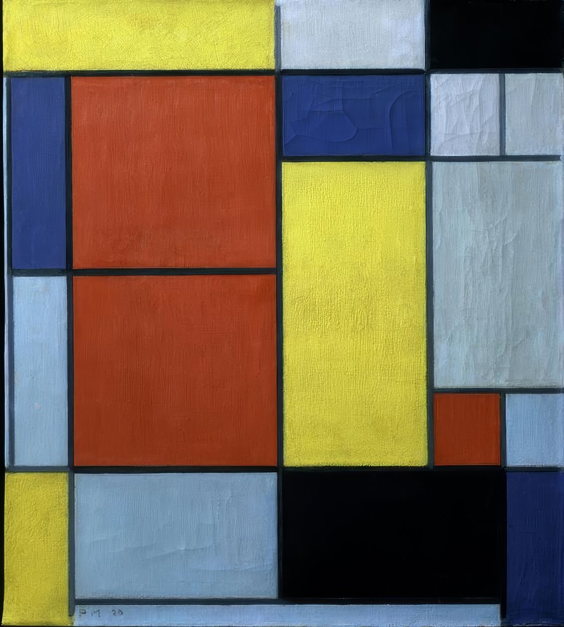 Koostumus II tekijältä Piet Mondrian
