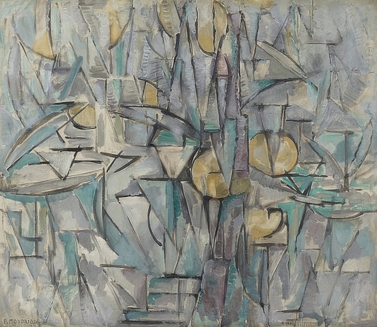 Sävellys X. 1911 tekijältä Piet Mondrian