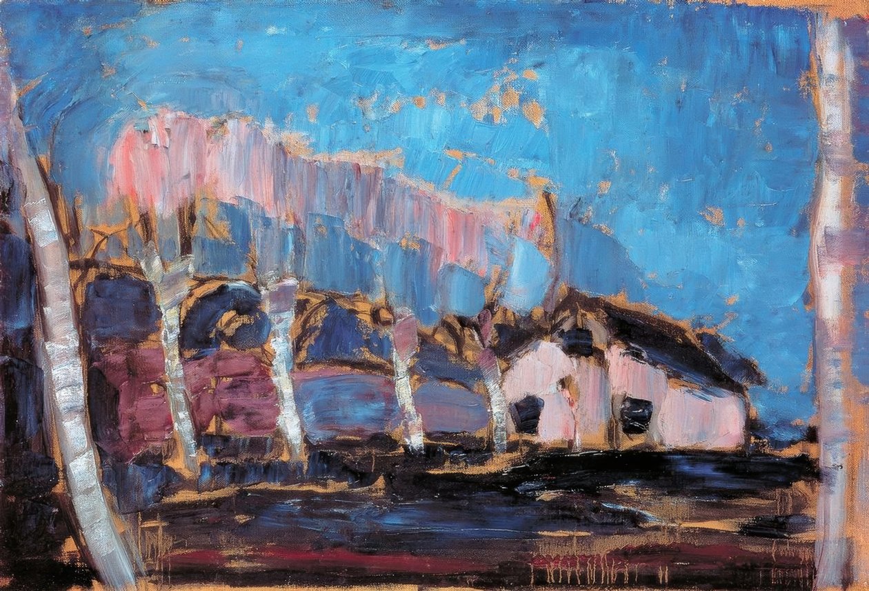 Piet Mondrian (1872–1944), Yömaisema, 1908. tekijältä Piet Mondrian