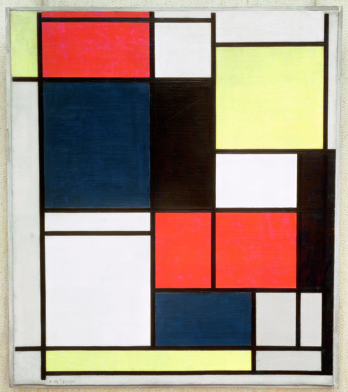 Taulukko II tekijältä Piet Mondrian