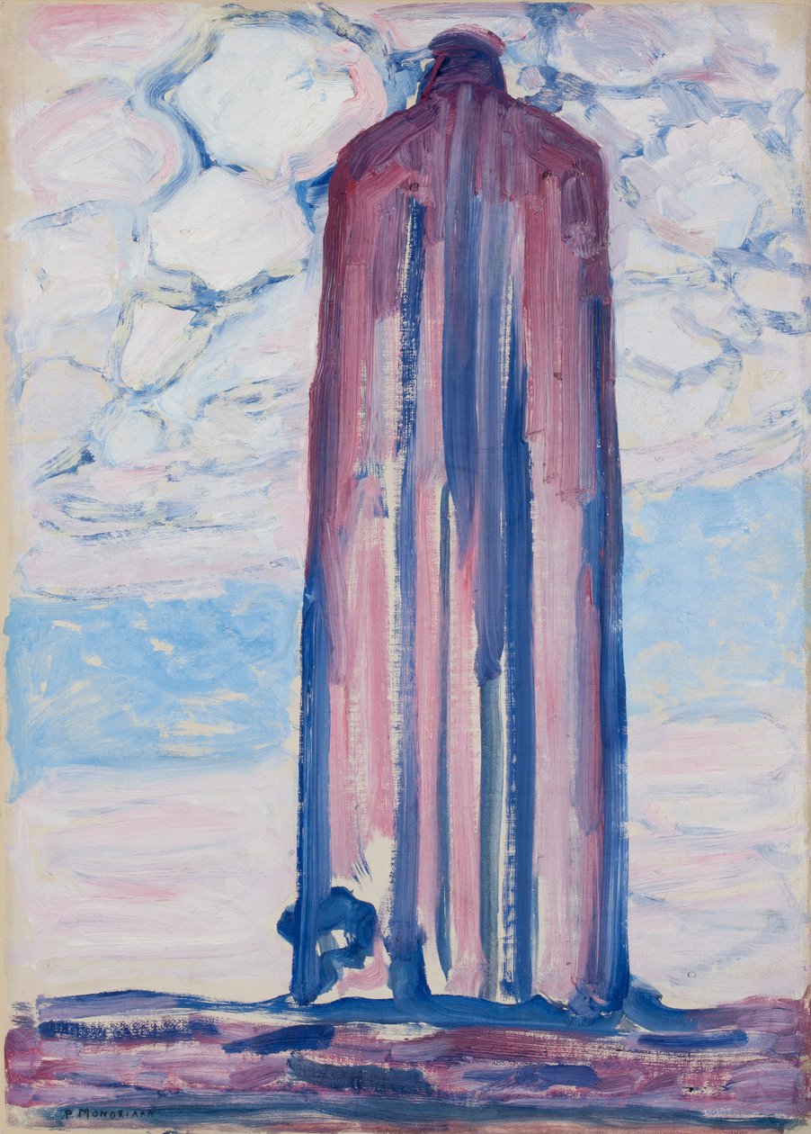 Westkapellen majakka, 1908. tekijältä Piet Mondrian