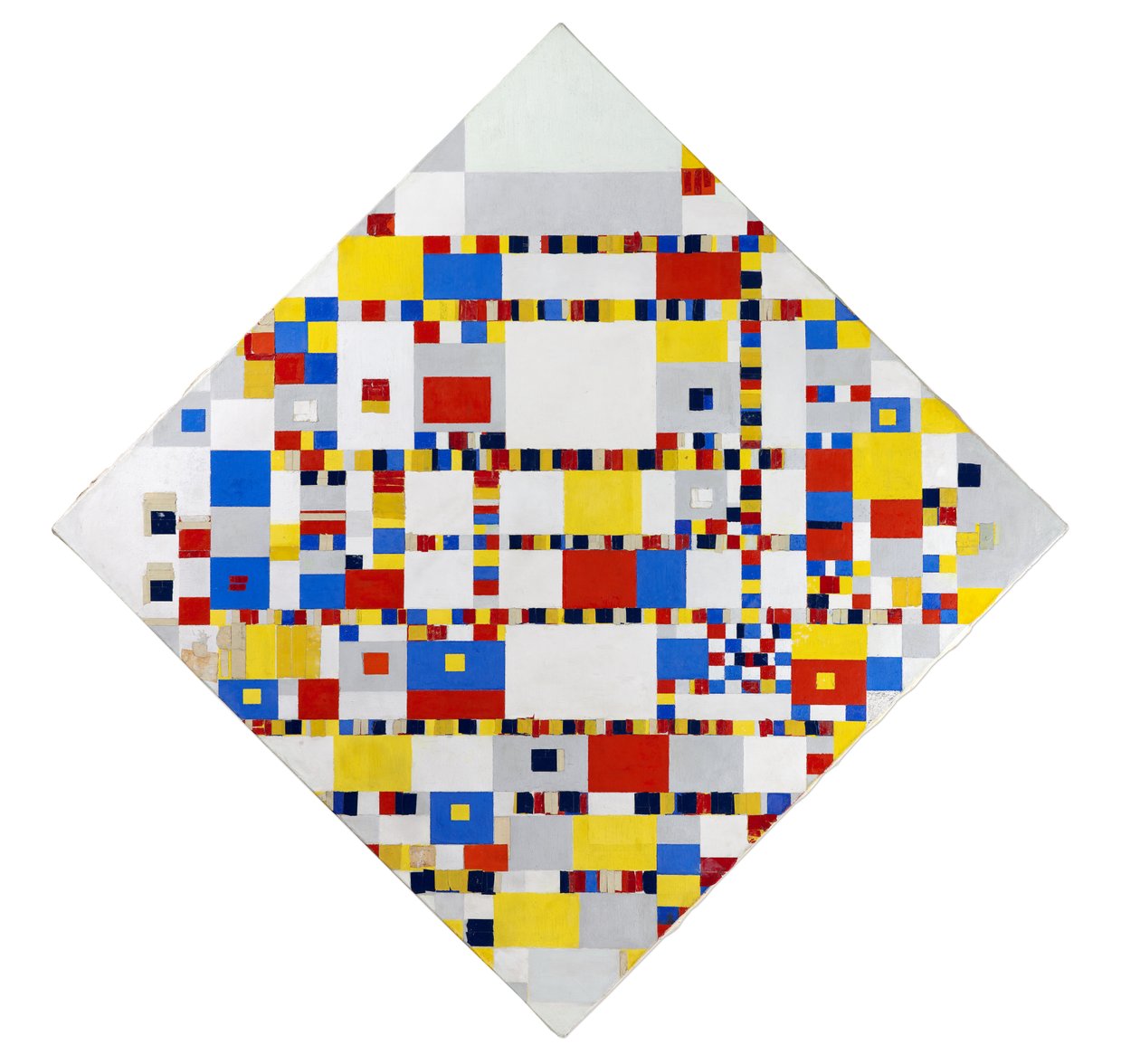 Victory Boogie Woogie (keskeneräinen) tekijältä Piet Mondrian