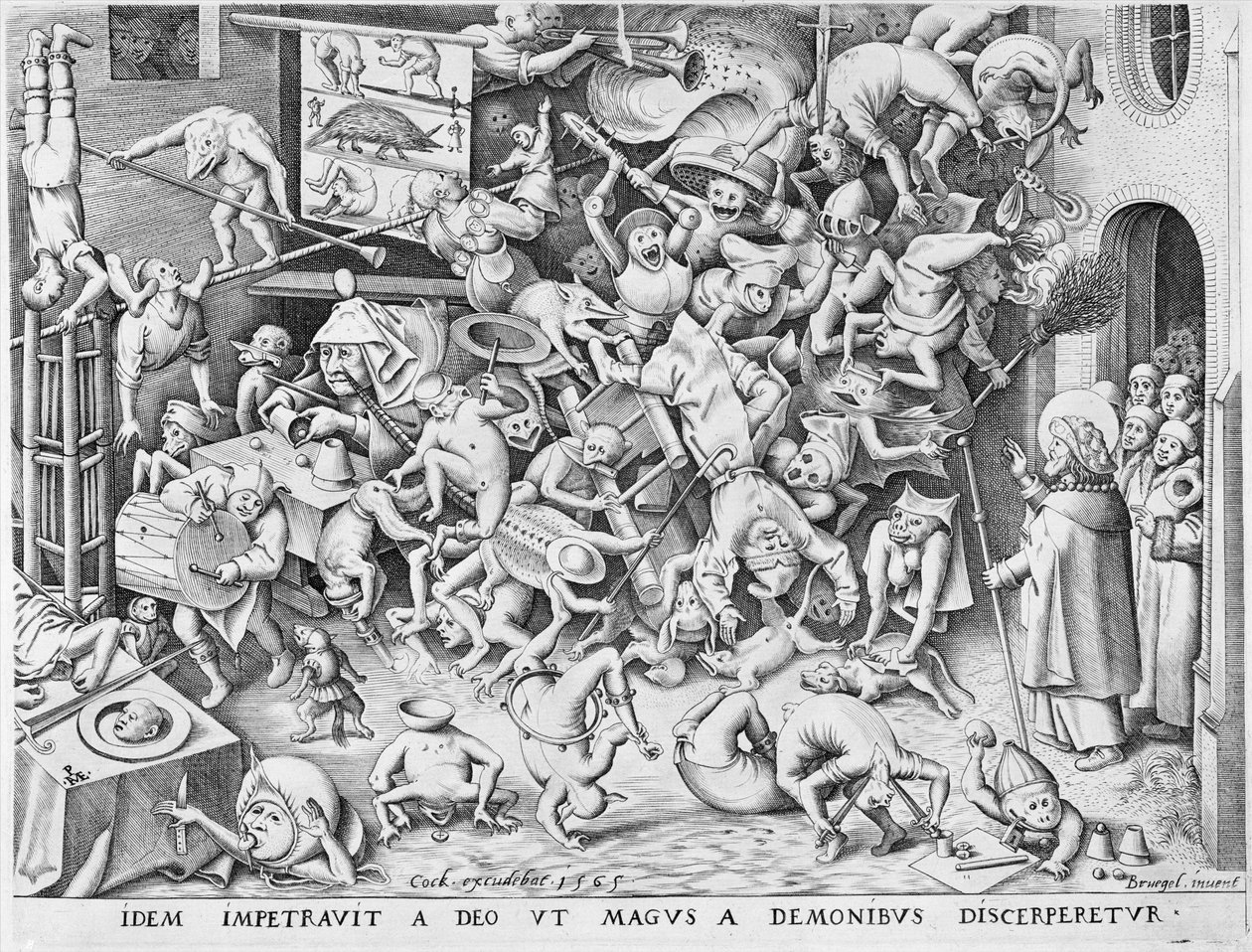 Taikurin kaatuminen tekijältä Pieter Bruegel the Elder