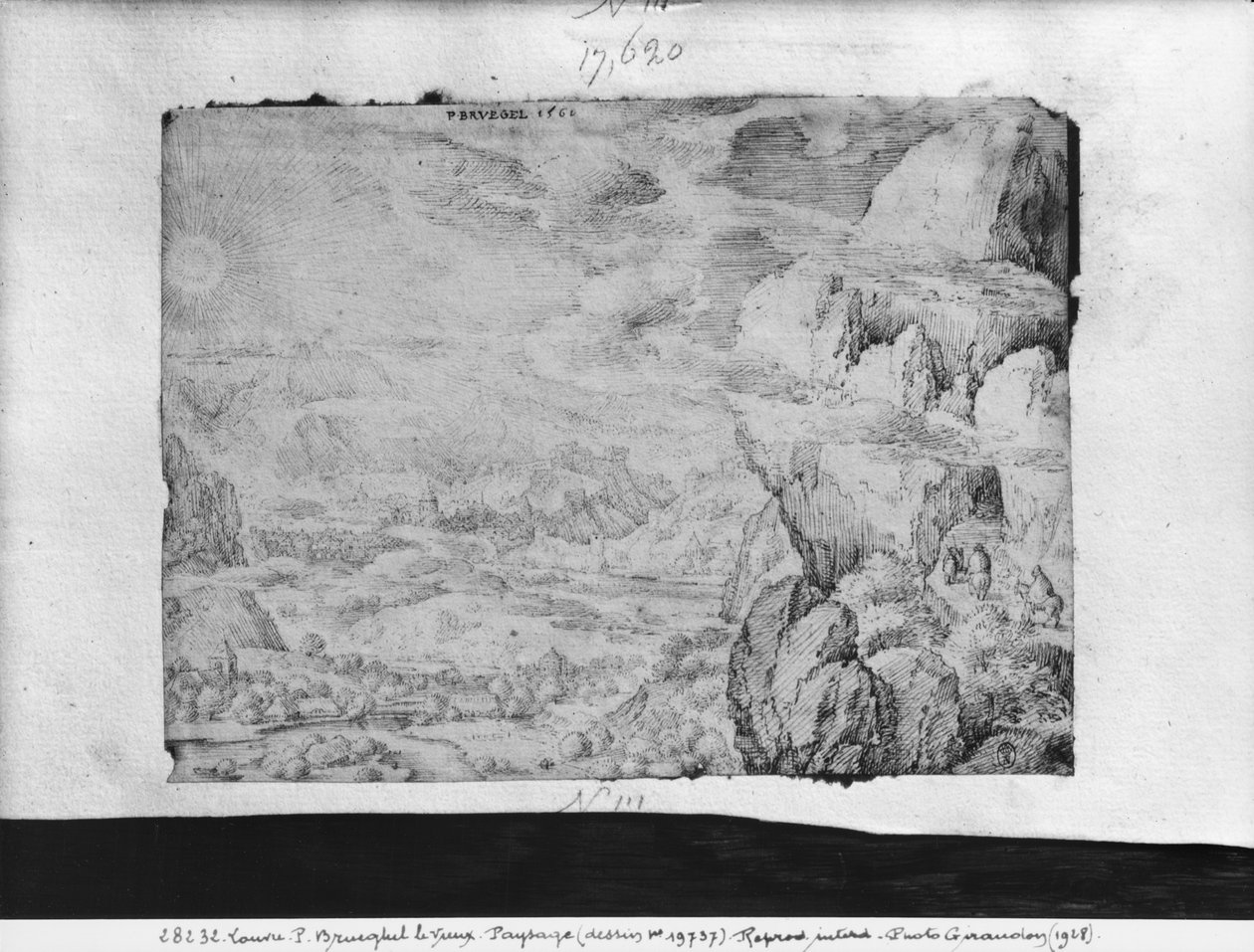 Vaaka, 1560 (kynä ja muste paperille) tekijältä Pieter Bruegel the Elder