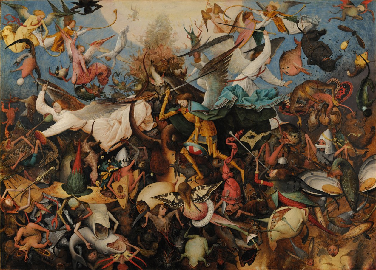 The Fall of the Rebel Angels, 1562 tekijältä Pieter Bruegel the Elder