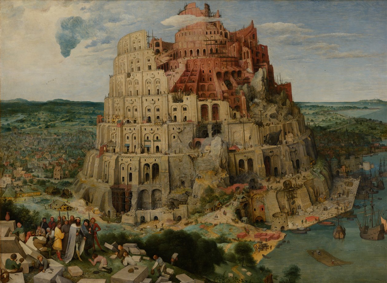 Baabelin torni (Wien) tekijältä Pieter Bruegel the Elder