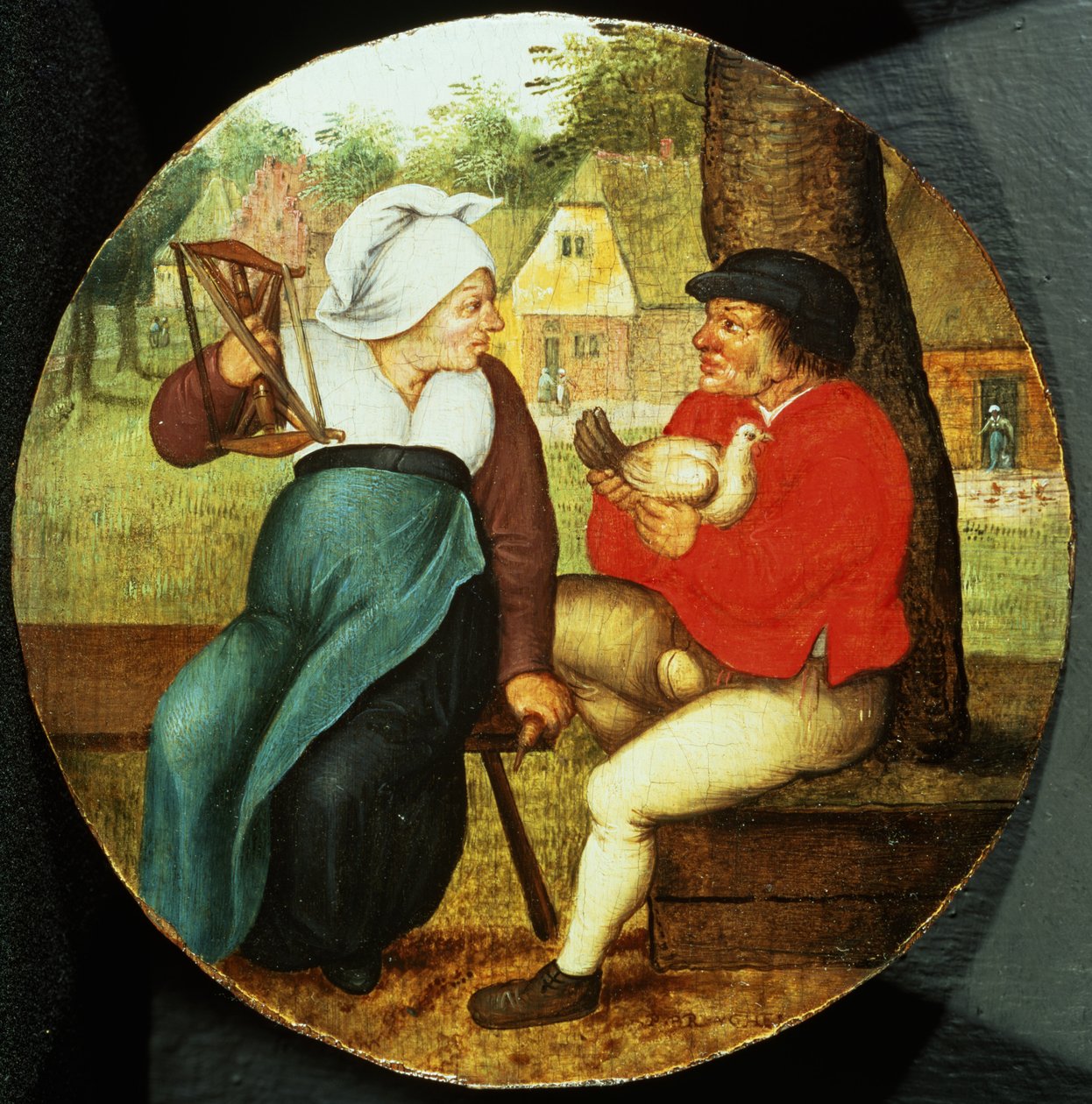 Flaamilainen sananlasku (paneeli) tekijältä Pieter Brueghel the Younger