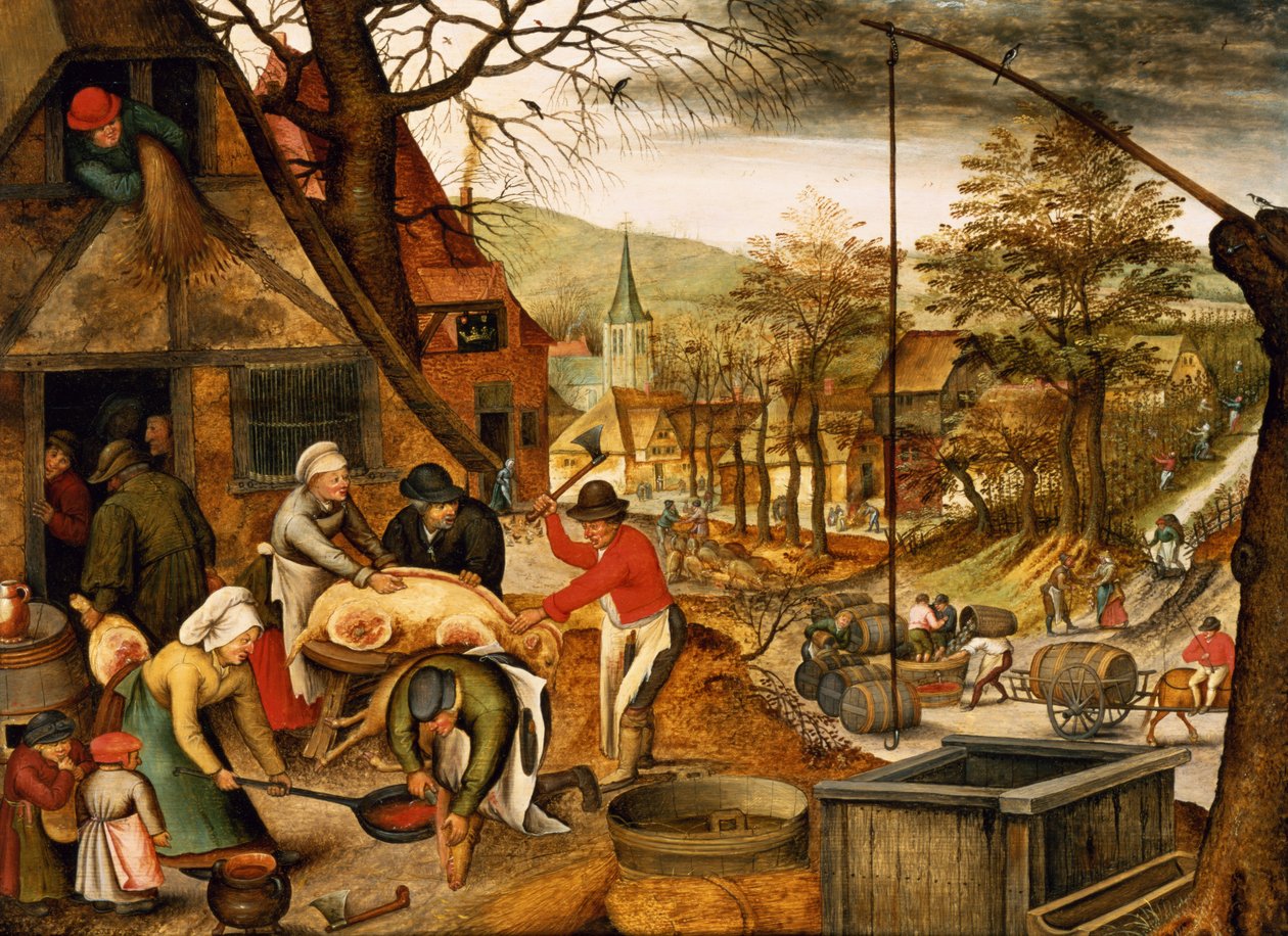 Syksyn allegoria tekijältä Pieter Brueghel the Younger