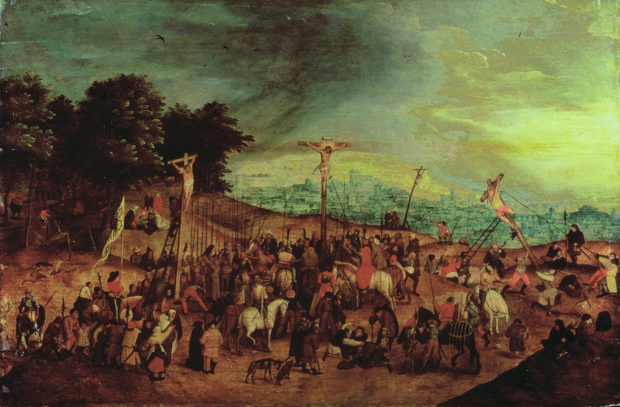 Ristiinnaulitseminen tekijältä Pieter Brueghel the Younger