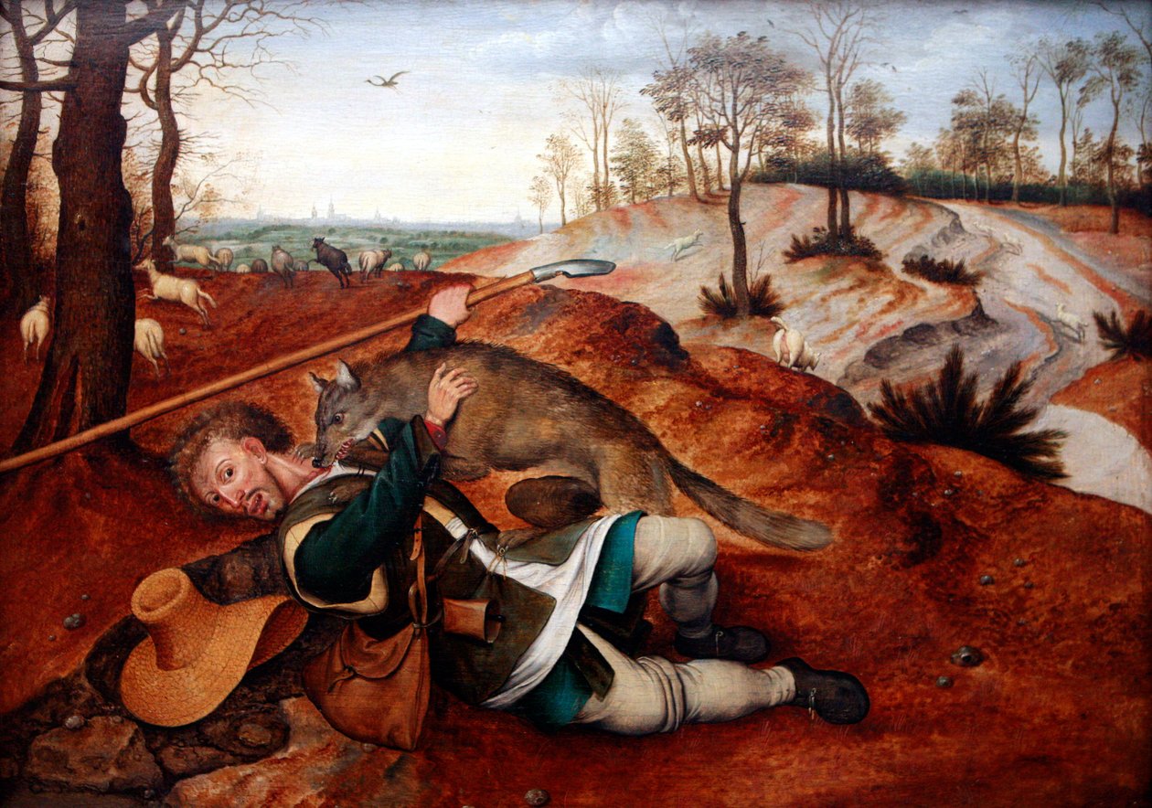 Hyvä paimen tekijältä Pieter Brueghel the Younger
