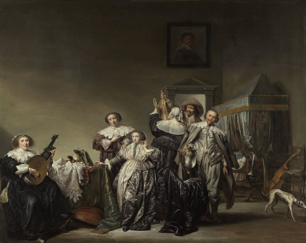 Gallant Company, 1633 tekijältä Pieter Codde