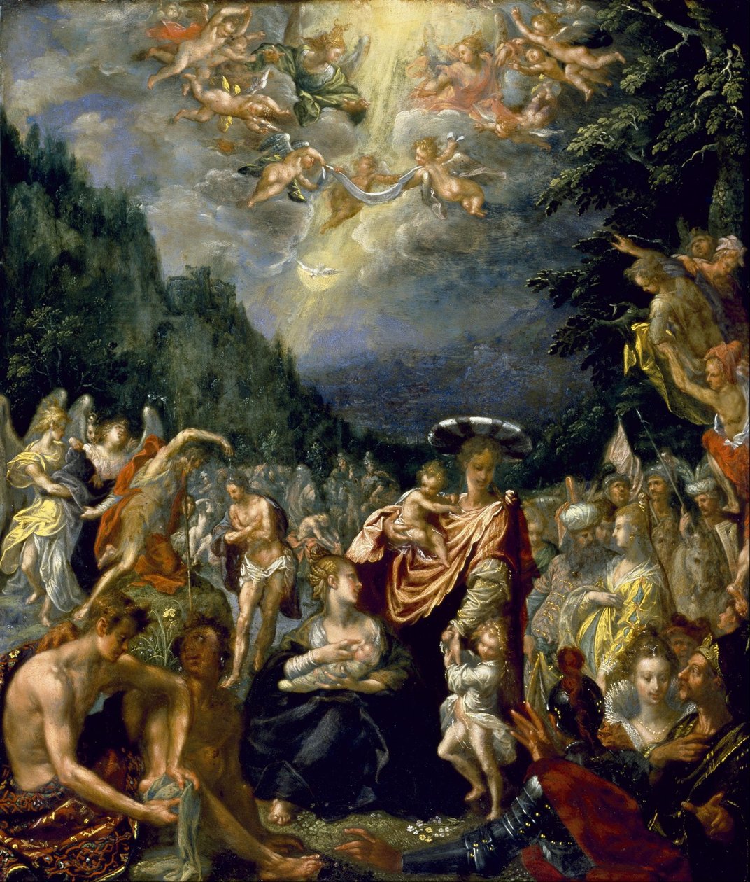 Kristuksen kaste tekijältä Pieter Isaacsz