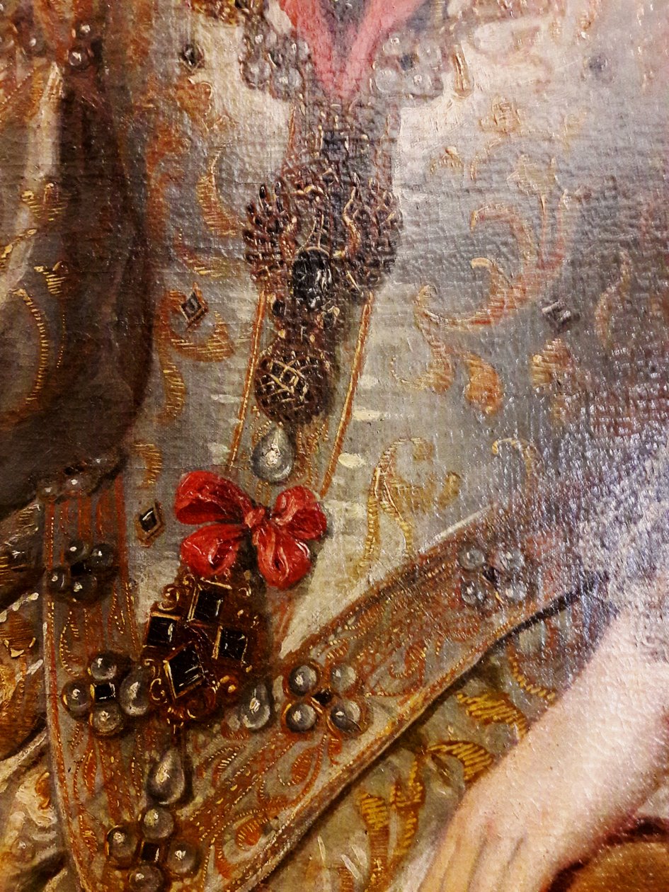Itävallan Konstancen muotokuva kruunajaispukuissa tekijältä Pieter Claesz Soutman