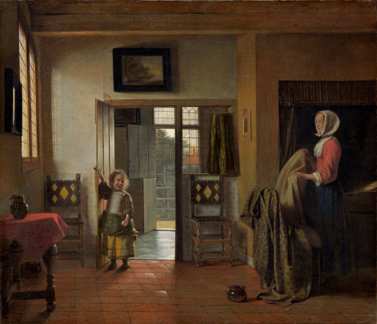 Makuuhuone tekijältä Pieter de Hooch